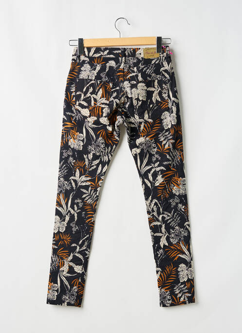 Pantalon slim noir PLACE DU JOUR pour femme