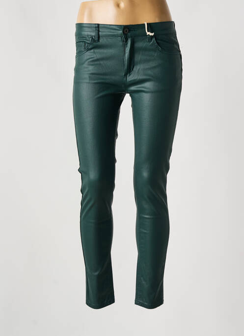 Pantalon slim vert MELLY & CO pour femme