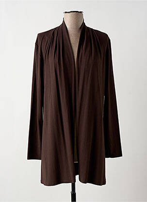 Veste casual manches longues marron RENDEZ-VOUS femme
