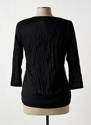Top stretch manches 3/4 noir VIE NOCTURNE femme