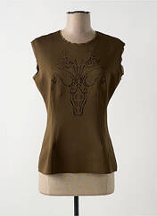 Top vert VICTORIA KARL pour femme seconde vue