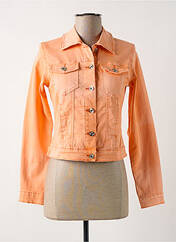 Veste casual orange SOFTY pour femme seconde vue