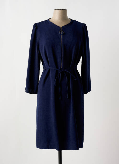 Robe mi-longue bleu BY MEG pour femme