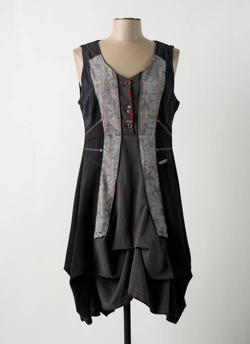 Robe mi-longue noir C'FAIT POUR VOUS pour femme