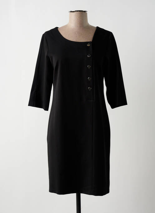 Robe mi-longue noir HIPPOCAMPE pour femme