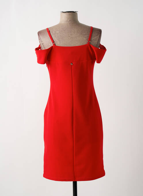 Robe mi-longue rouge JUS D'ORANGE pour femme