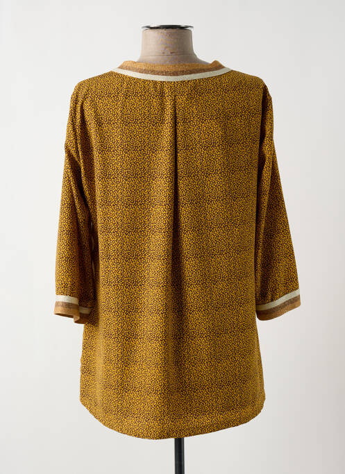 Tunique manches longues jaune HALOGENE pour femme