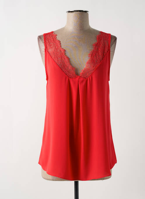 Tunique sans manche rouge MAISON MARLEY pour femme