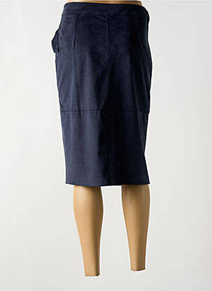 Jupe mi-longue stretch bleu EMA BLUE'S femme
