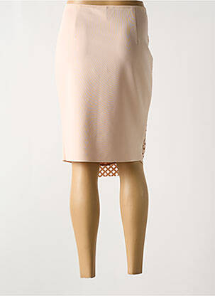 Jupe mi-longue taille normale beige RINASCIMENTO femme