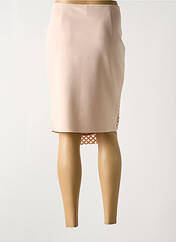 Jupe mi-longue beige RINASCIMENTO pour femme seconde vue
