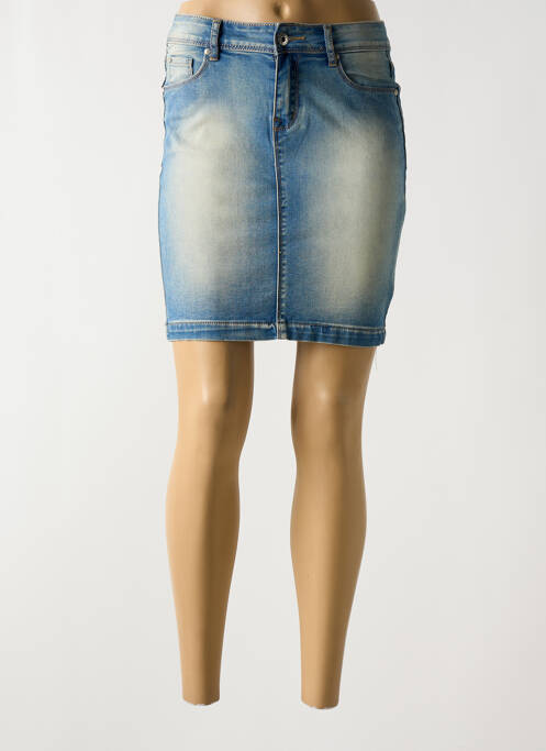 Jupe courte bleu ONADO pour femme