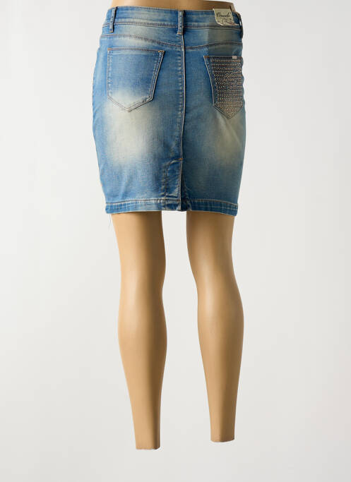 Jupe courte bleu ONADO pour femme