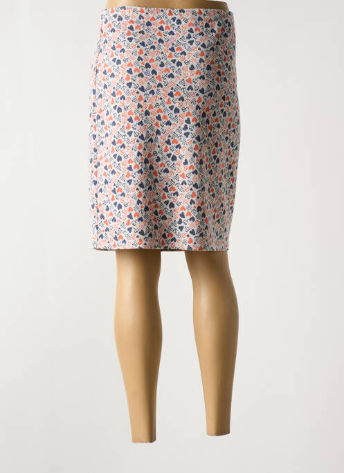 Jupe mi-longue blanc LE SINGE DE JULIE pour femme