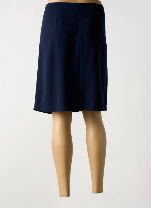 Jupe mi-longue bleu HALOGENE pour femme
