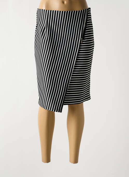 Jupe mi-longue noir JUS D'ORANGE pour femme