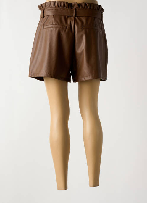 Short marron SOFTY femme