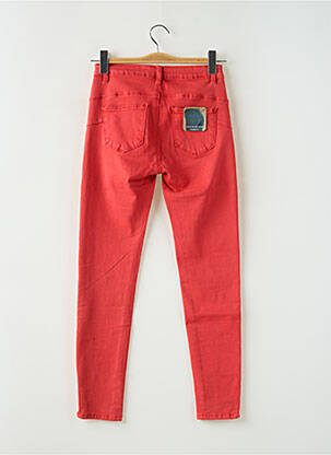 Jeans coupe slim taille normale taille normale rouge KEZY femme