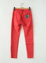 Jeans coupe slim rouge KEZY pour femme seconde vue