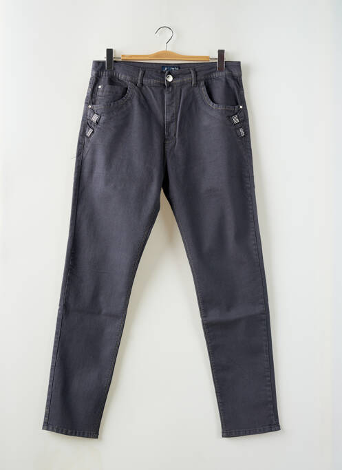 Jeans coupe slim gris NANA BELLE pour femme