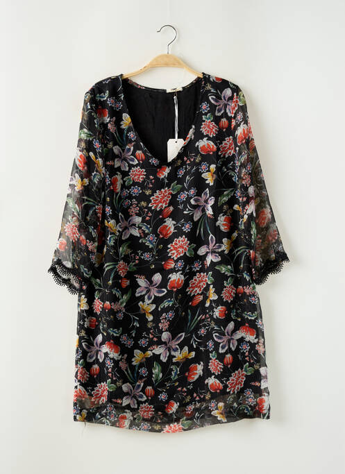 Robe mi-longue noir LILI & LALA pour femme