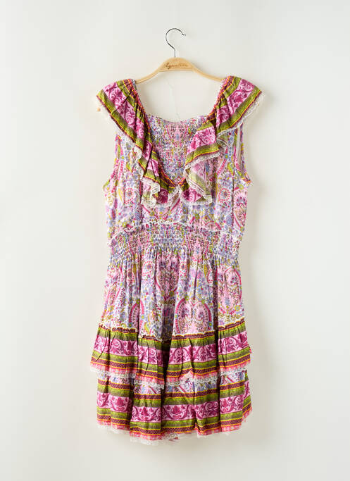 Robe mi-longue rose KEZY pour femme