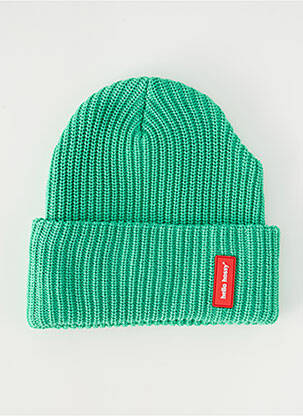Bonnet maille opaque vert HELLO HOSSY enfant