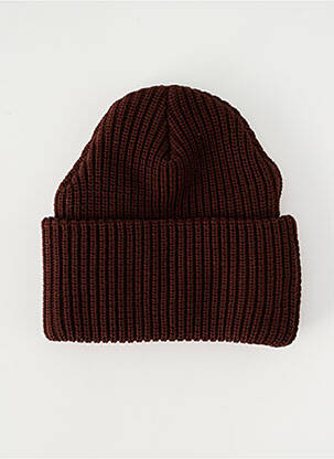 Bonnet maille opaque marron HELLO HOSSY enfant