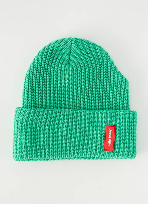 Bonnet vert HELLO HOSSY pour enfant
