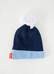 Bonnet bleu HELLO HOSSY pour enfant seconde vue