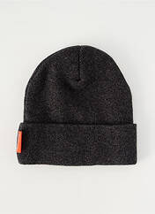 Bonnet noir HELLO HOSSY pour enfant seconde vue