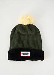 Bonnet vert HELLO HOSSY pour homme seconde vue