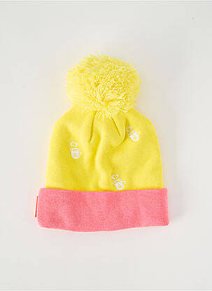 Bonnet doublure jaune HELLO HOSSY enfant