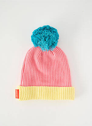 Bonnet doublure rose HELLO HOSSY enfant