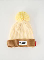 Bonnet beige HELLO HOSSY pour enfant seconde vue