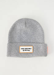Bonnet gris HELLO HOSSY pour enfant seconde vue