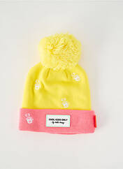 Bonnet jaune HELLO HOSSY pour enfant seconde vue