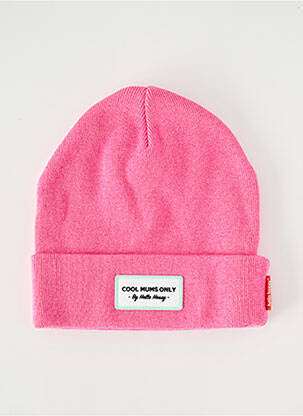 Bonnet rose HELLO HOSSY pour femme