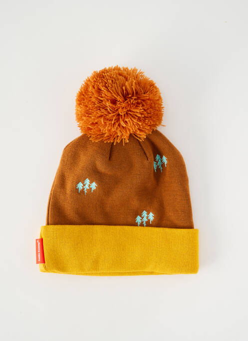 Bonnet marron HELLO HOSSY pour enfant