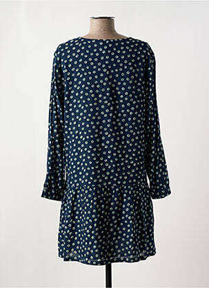 Robe courte coupe évasée manches longues bleu HARRIS WILSON femme