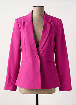 Blazer poches rose ICHI femme
