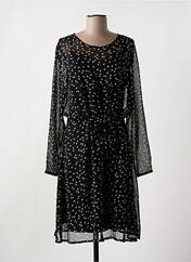 Robe mi-longue noir ICHI pour femme seconde vue