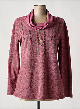 Pull rose GIADA RUBINO pour femme