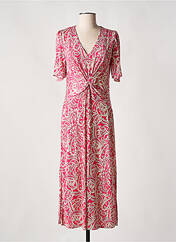 Robe longue rose JOY'S PARIS pour femme seconde vue