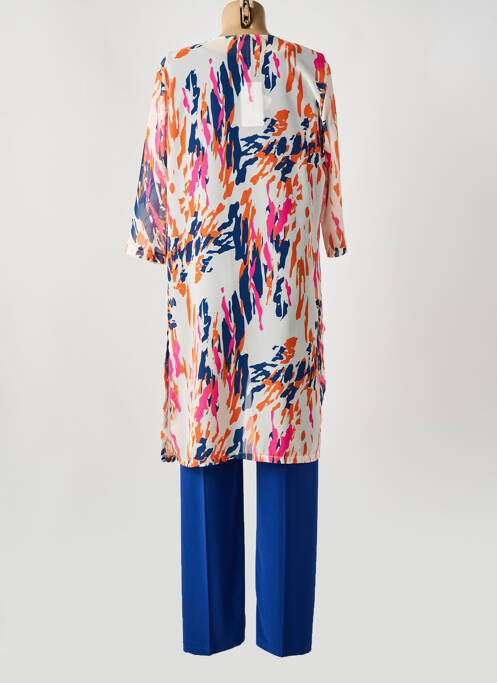 Ensemble pantalon type de veste casual bleu JOY femme