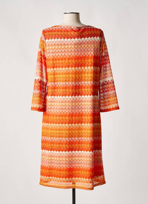 Robe pull orange HALOGENE pour femme