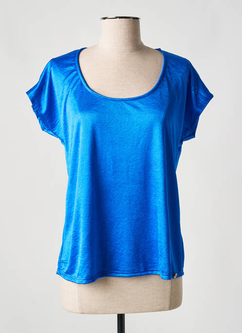 Top bleu DANIELA pour femme