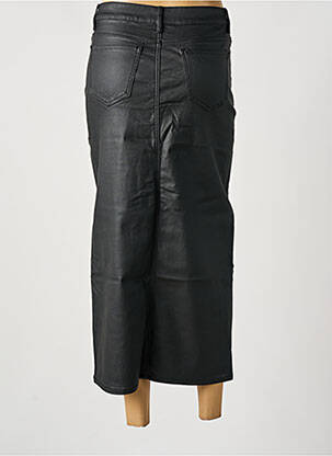 Jupe mi-longue stretch noir ONADO femme