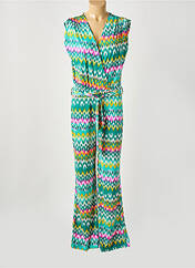 Combi-pantalon vert LADY LOL pour femme seconde vue