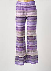 Pantalon large violet LADY LOL pour femme seconde vue